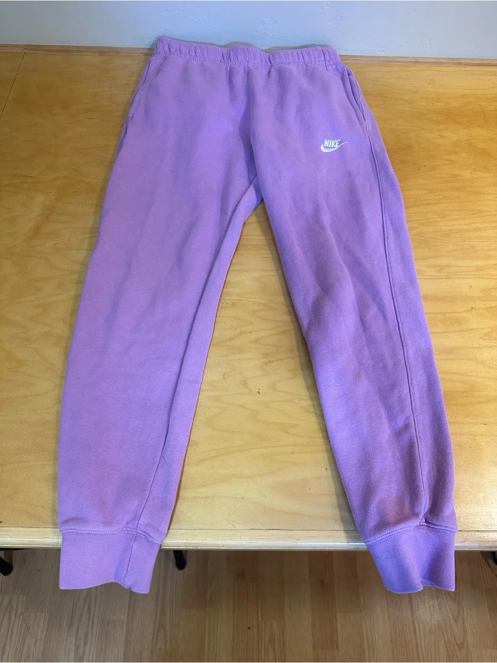 Nike Unisex Club Fleece Jogger Sweatpants Pink Purple Small
